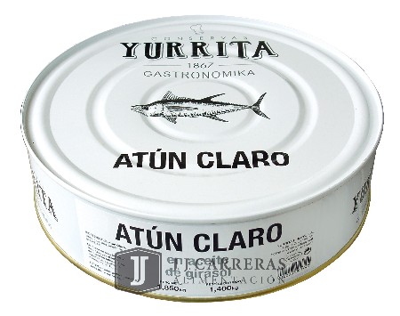 ATUN TRONCO AC. GIRASOL RO-1800 YURRITA ESCURRIDO 1,3KG.